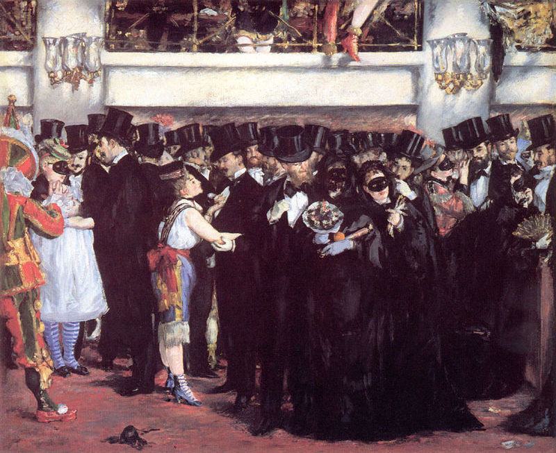 Edouard Manet Masked Ball at the Opera